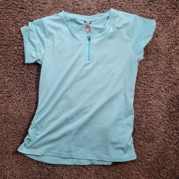 Club Ride Angel Blue Short Sleeve Cycling Jersey Size Medium - Picture 9 of 9